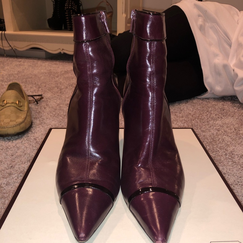 Coach heeled booties